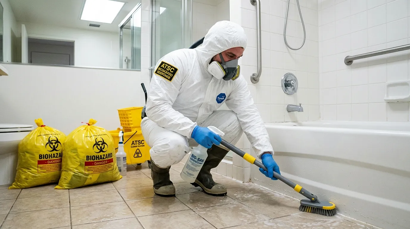 Decontamination equipment deployed for Blood Cleanup in South Holland